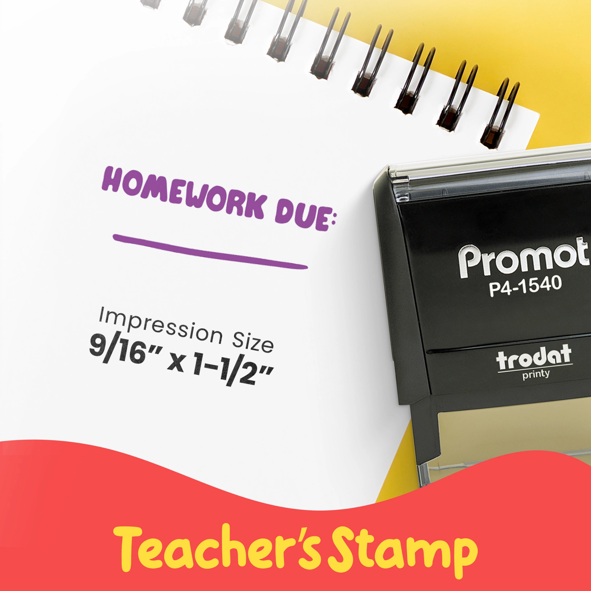 Homework Due - Teacher Stamp